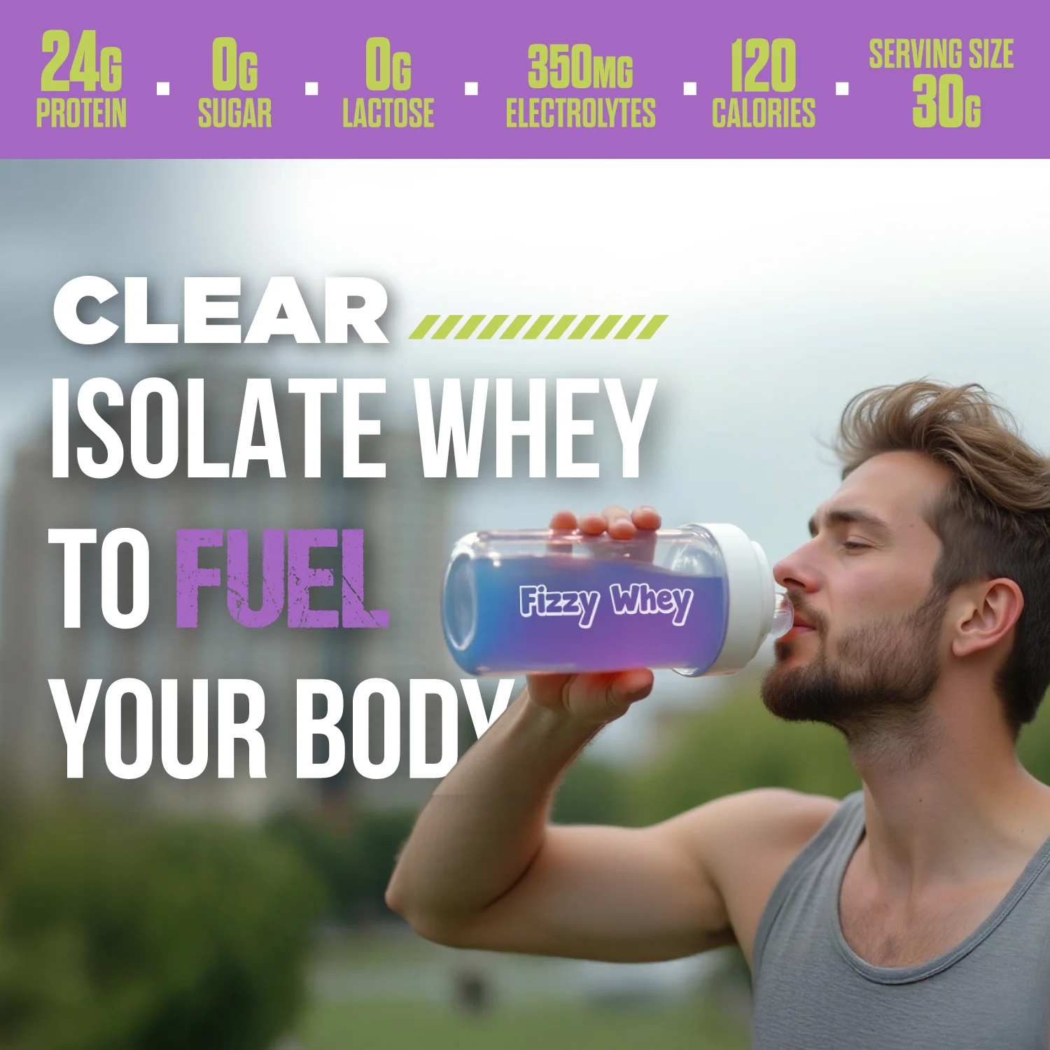 FIZZY WHEY BLUEBERRY + SHAKER - Image 4