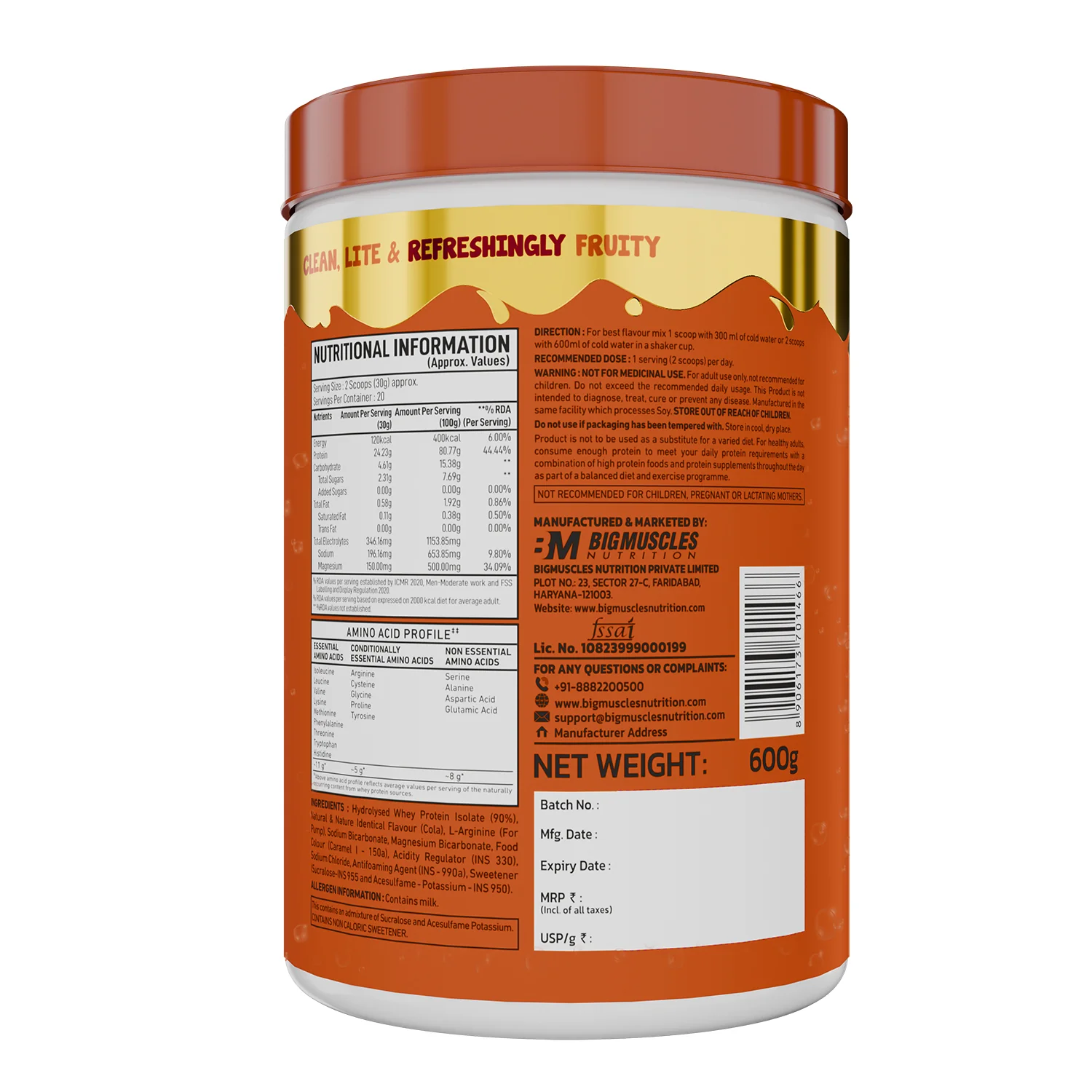 FIZZY WHEY COLA + SHAKER - Image 13