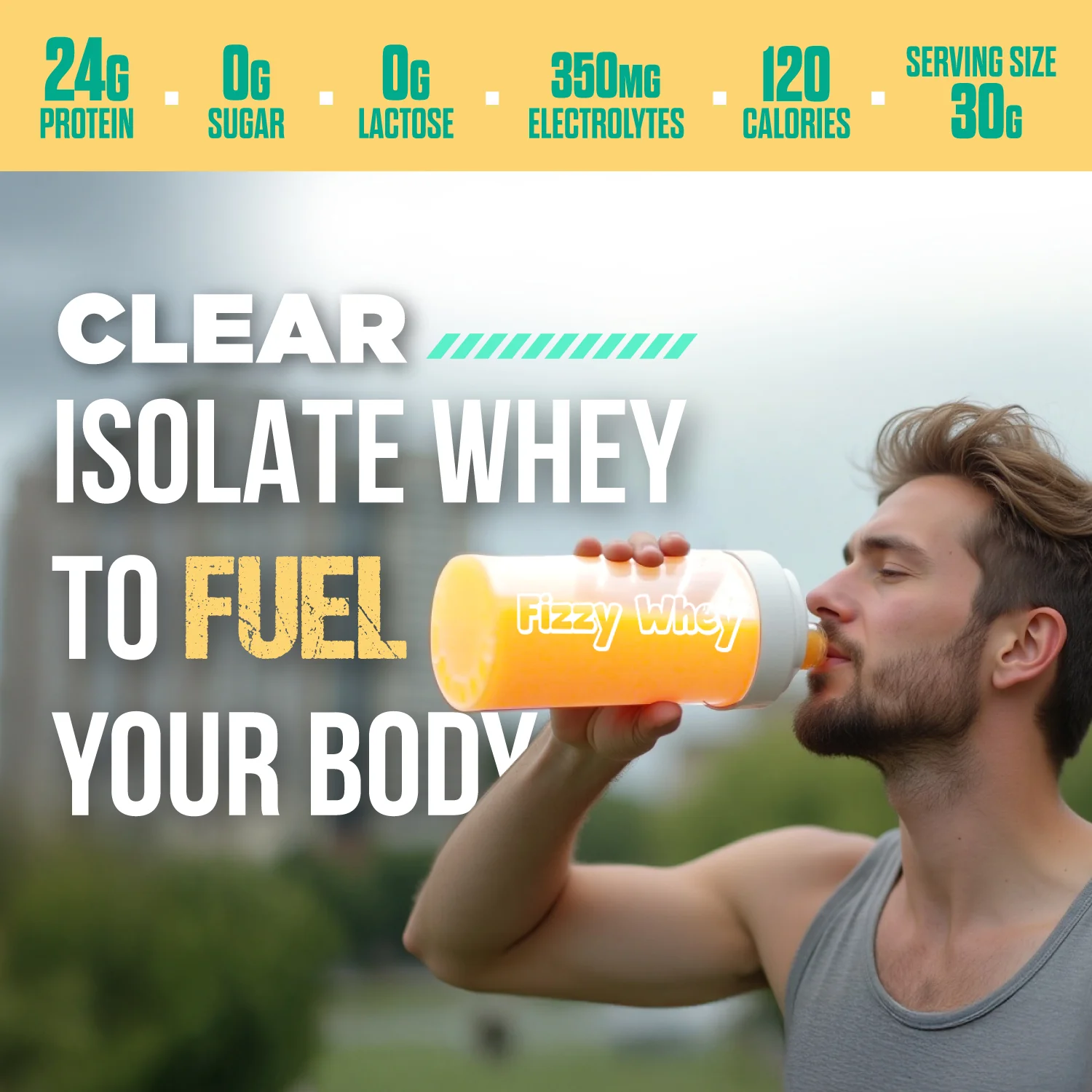 FIZZY WHEY MANGO + SHAKER - Image 6