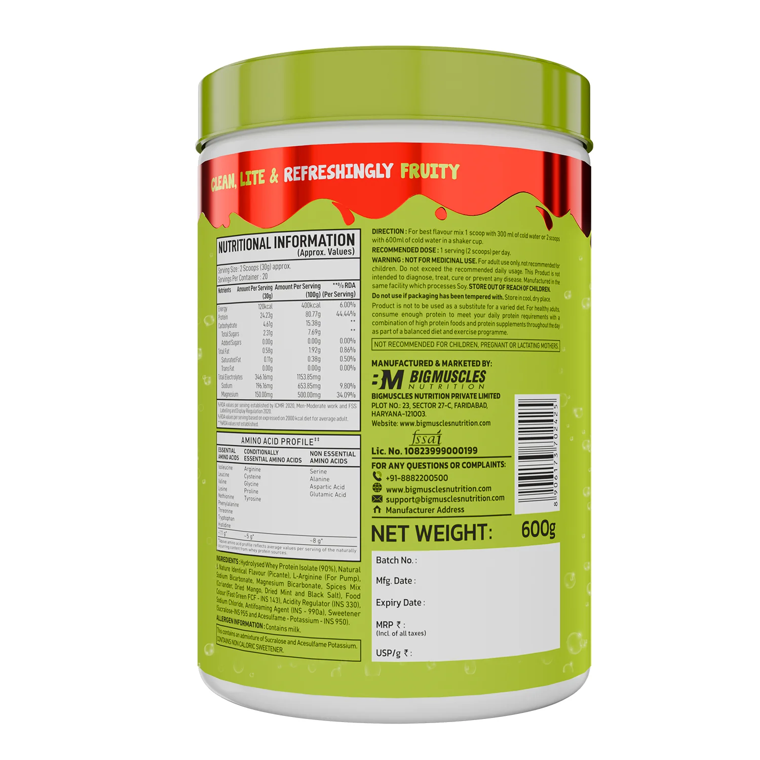 FIZZY WHEY PICANTE + SHAKER - Image 3