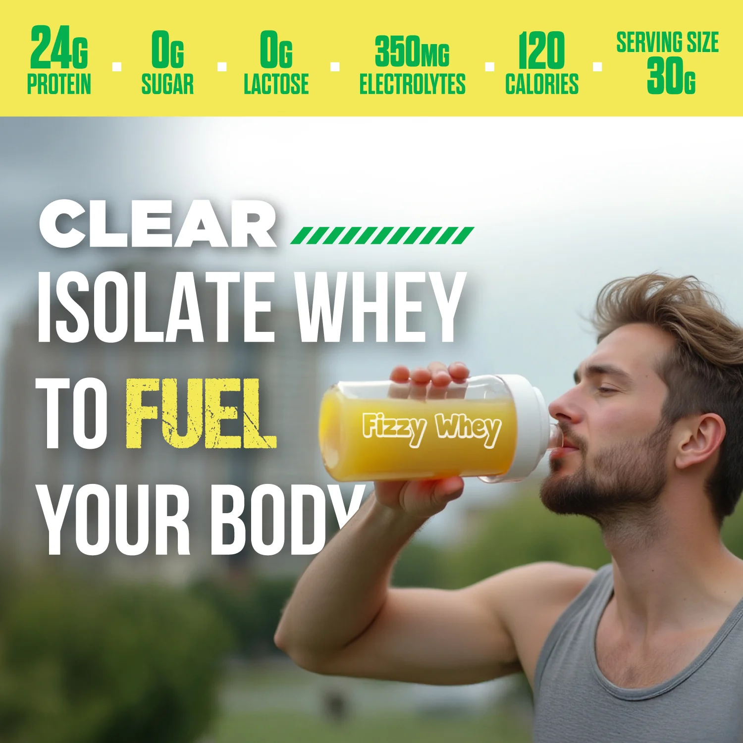 FIZZY WHEY PINEAPPLE + SHAKER - Image 4