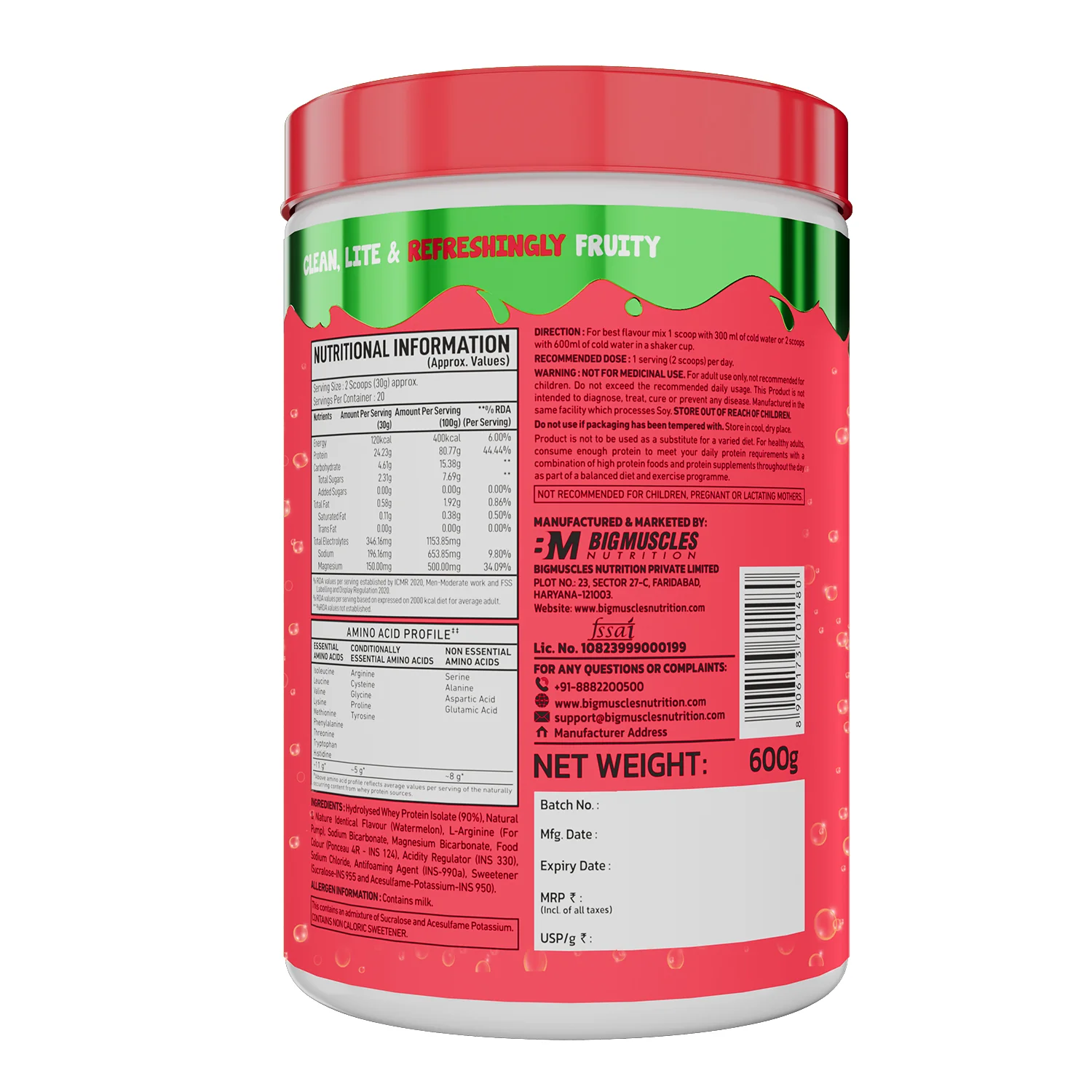 FIZZY WHEY WATERMELON + SHAKER - Image 14