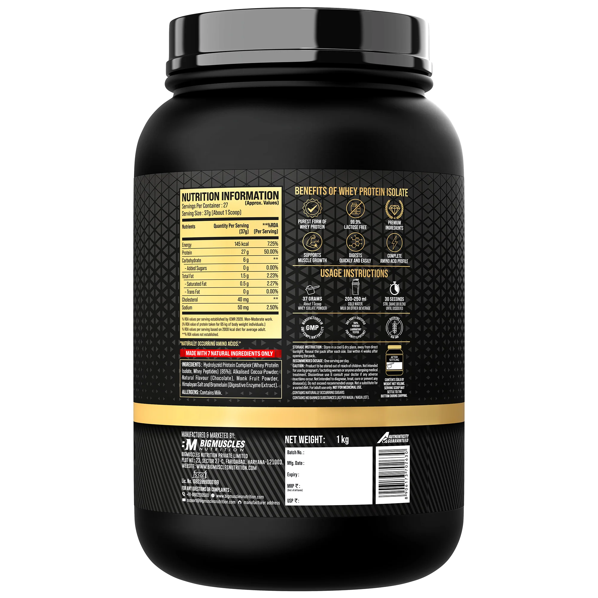 Gold Whey Isolate + Free Tee - Image 16