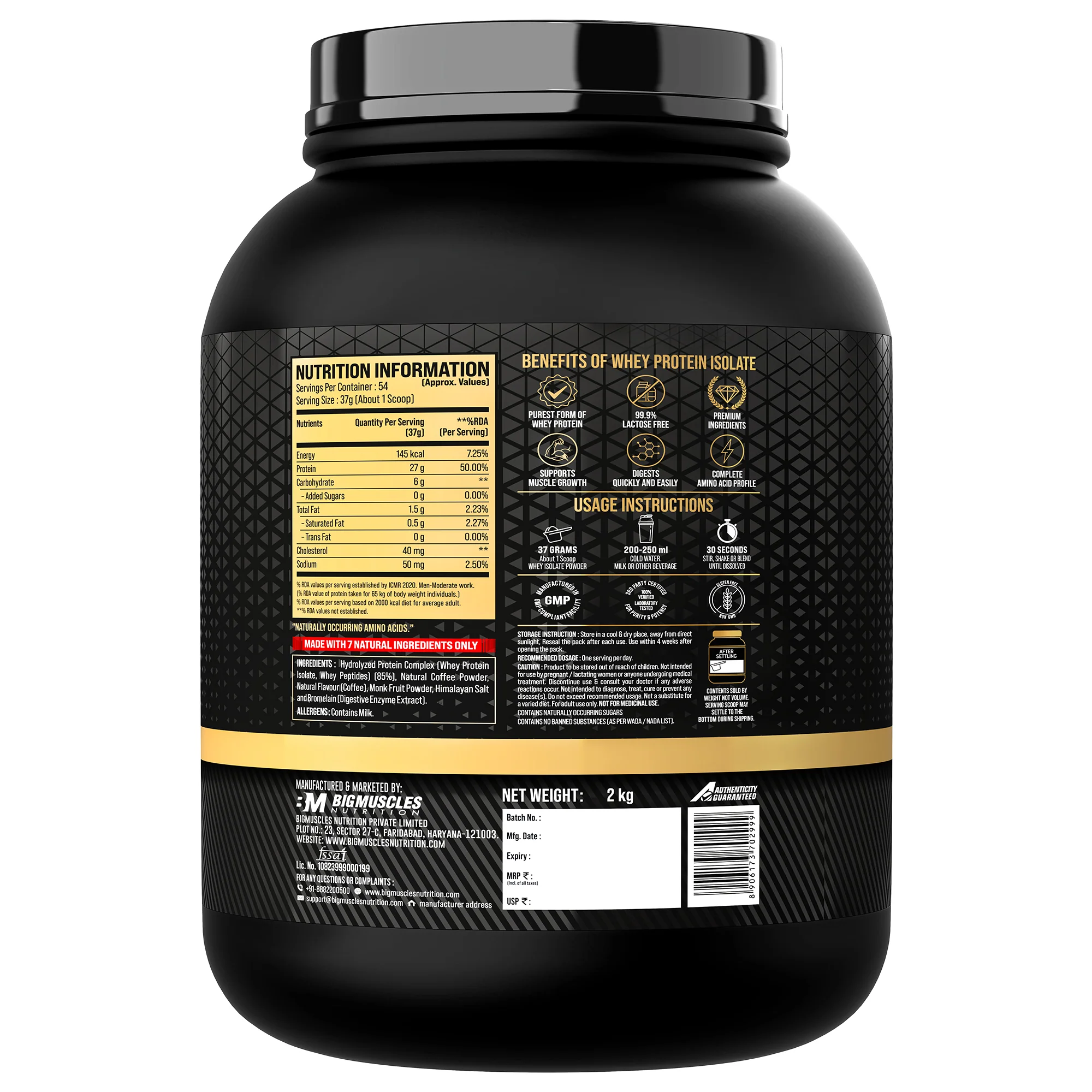Gold Whey Isolate + Free Tee - Image 21